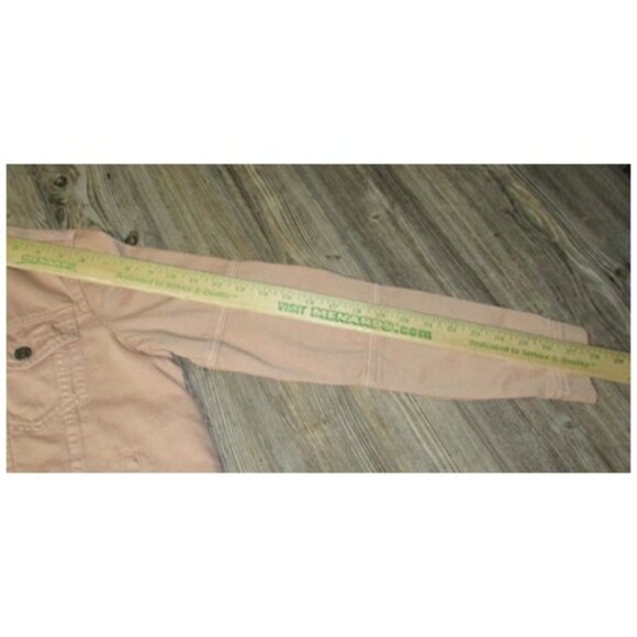 Wishlist Jeans Creamy Tan Denim Trucker Jacket Button Up Womens Size Small Fall - Picture 9 of 10
